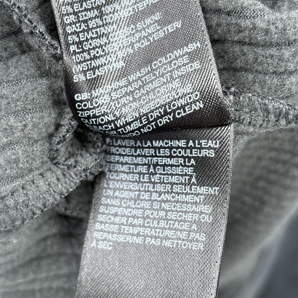 North Face Hoodie Womens XL Gray Black Pullover Fleece Lined Anorak Outdoor Warm - Picture 10 of 16